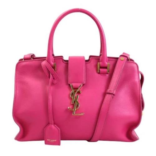 Yves Saint Laurent Vintage Pre-owned Laeder handvskor Pink, Dam