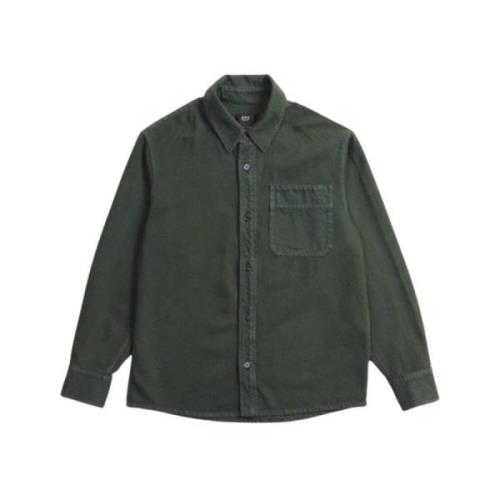 A.p.c. Broderad skjorta i Grön Green, Herr