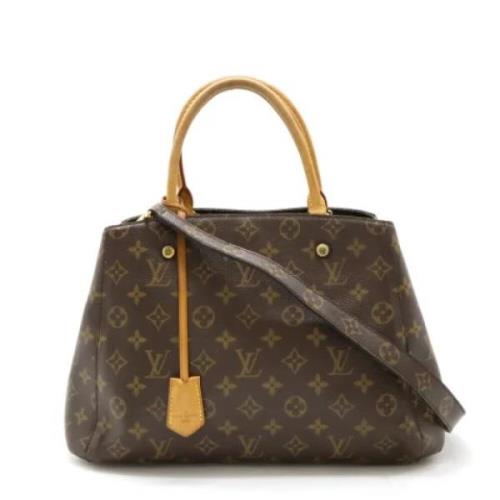 Louis Vuitton Vintage Pre-owned Canvas louis-vuitton-vskor Brown, Dam