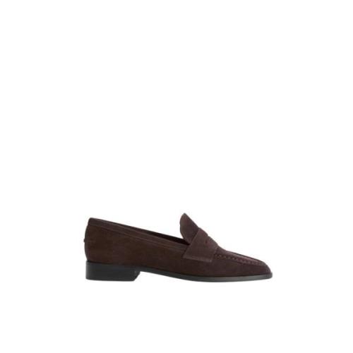 ATP Atelier Valnöt Mocka Loafer Sko Brown, Dam