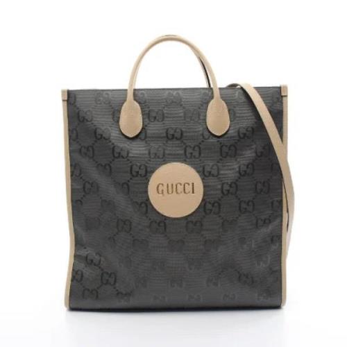 Gucci Vintage Pre-owned Canvas gucci-vskor Gray, Dam