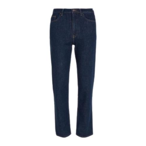 Tommy Hilfiger Klassiska Straight Jeans för Kvinnor Blue, Dam