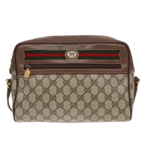 Gucci Vintage Pre-owned Laeder gucci-vskor Beige, Dam