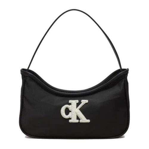 Calvin Klein Jeans Mini Eco-läder ryggsäck Black, Dam