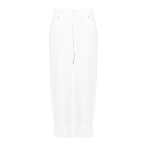 Pinko Morotsstil Byxor White, Dam