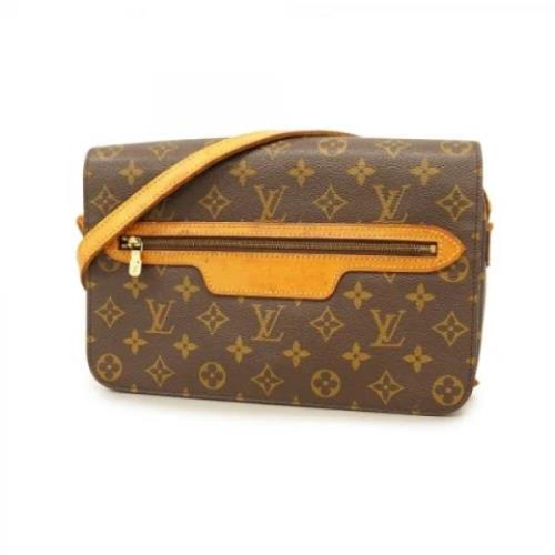 Louis Vuitton Vintage Pre-owned Tyg louis-vuitton-vskor Brown, Dam