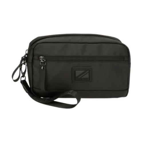 Pepe Jeans Mäns Hoxton Clutchväska Black, Herr