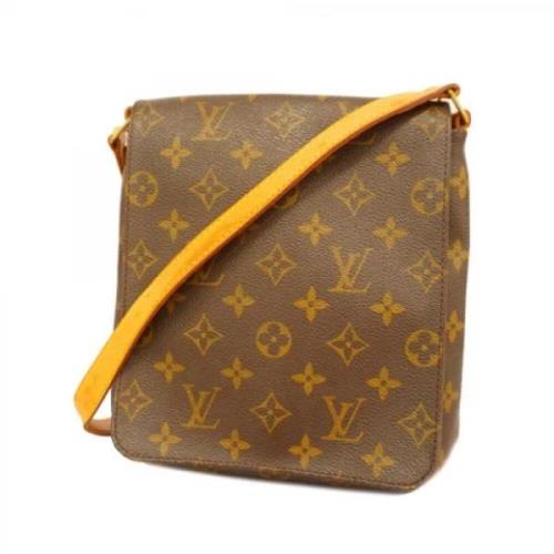 Gucci Vintage Pre-owned Tyg gucci-vskor Brown, Dam