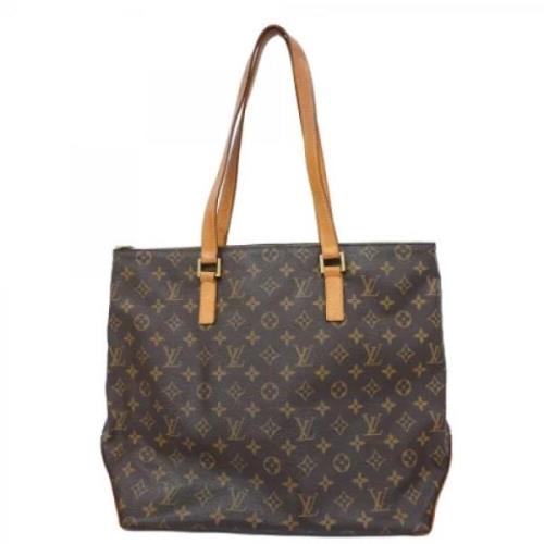 Louis Vuitton Vintage Pre-owned Tyg louis-vuitton-vskor Brown, Dam