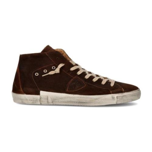 Philippe Model Vintage mocka sneakers med teddyfoder Brown, Herr