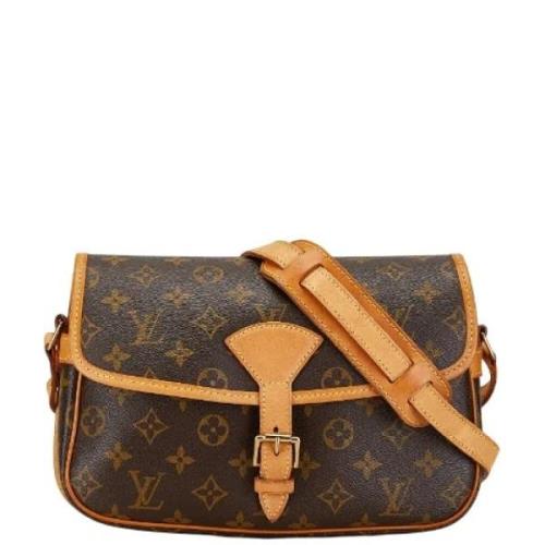 Louis Vuitton Vintage Pre-owned Canvas crossbodyvskor Brown, Dam