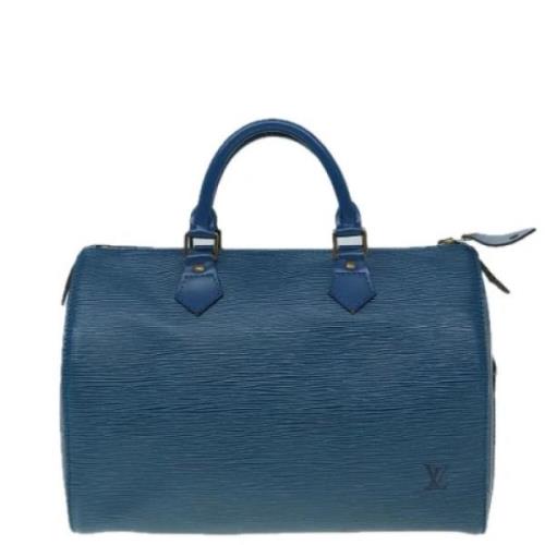 Louis Vuitton Vintage Pre-owned Laeder louis-vuitton-vskor Blue, Dam