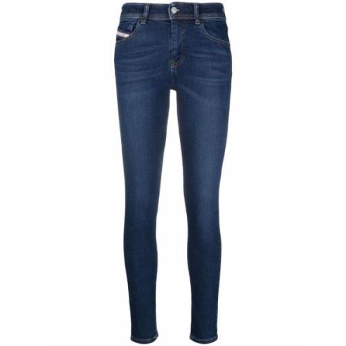 Diesel Blå Skinny Jeans Casual Stil Blue, Dam