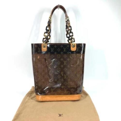 Louis Vuitton Vintage Pre-owned Tyg louis-vuitton-vskor Brown, Dam