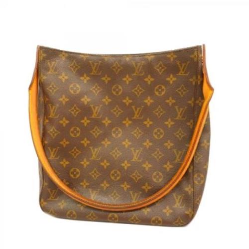 Louis Vuitton Vintage Pre-owned Tyg louis-vuitton-vskor Brown, Dam