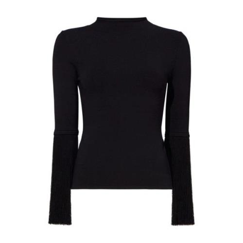 Proenza Schouler Svart Stickad Tröja Casual Stil Black, Dam