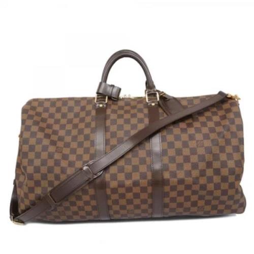 Louis Vuitton Vintage Pre-owned Tyg louis-vuitton-vskor Brown, Dam