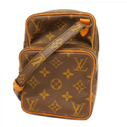 Louis Vuitton Vintage Pre-owned Tyg louis-vuitton-vskor Brown, Dam