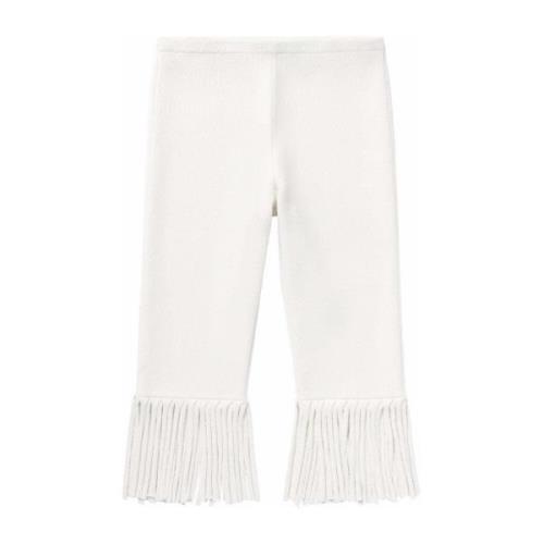 Proenza Schouler Vit Stickad Frans Cykelshorts White, Dam