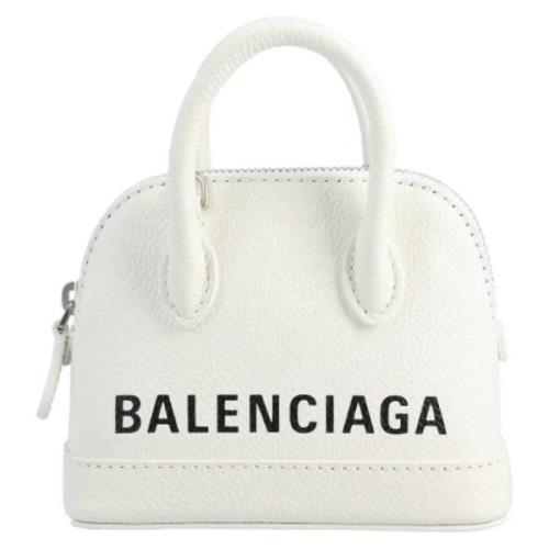 Balenciaga Laeder handvskor White, Dam