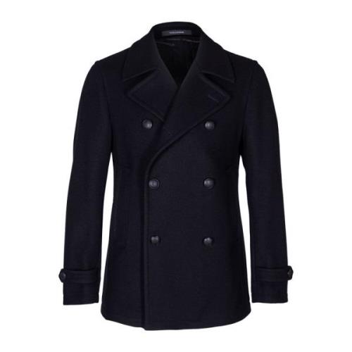 Tagliatore Herr Peacoat. Dubbelknäppt modell, regular fit. Sidfickor, ...