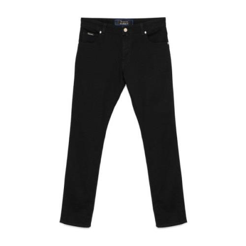 Billionaire Blå Denim Casual Jeans Black, Herr