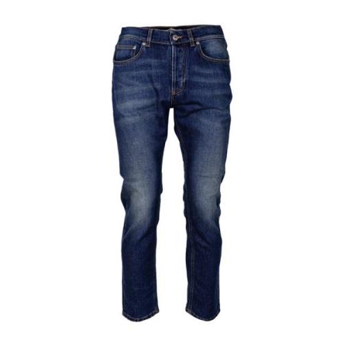 Mauro Grifoni Italienska Slim Fit Denim Jeans Blue, Herr