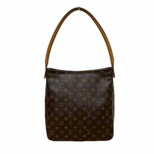 Louis Vuitton Vintage Pre-owned Canvas handvskor Brown, Dam