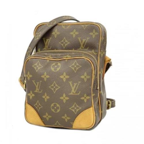 Louis Vuitton Vintage Pre-owned Tyg louis-vuitton-vskor Brown, Dam