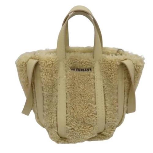 Balenciaga Vintage Pre-owned Laeder balenciaga-vskor Beige, Dam