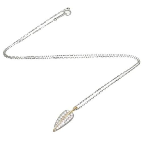 Tiffany & Co. Pre-owned Pre-owned Silver halsband Gray, Dam