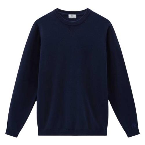 Woolrich Sweatshirts Blue, Herr