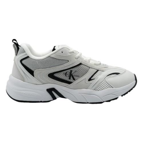 Calvin Klein Klassiska Retro Tennisskor White, Dam