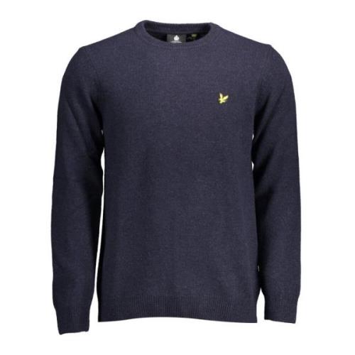 Lyle & Scott Blå Långärmad Tröja med Logotyp Blue, Herr