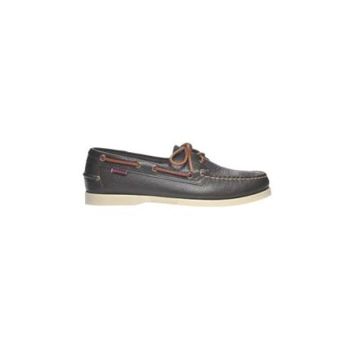 Sebago Platta Skor Portland Martellato Brown, Herr