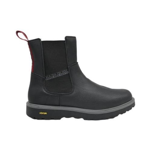 Napapijri Svarta Ankelboots - F1 Oak Black, Dam