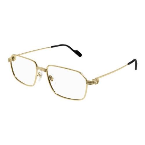 Cartier Core Range Ct0445O 001 Glasögon Yellow, Herr