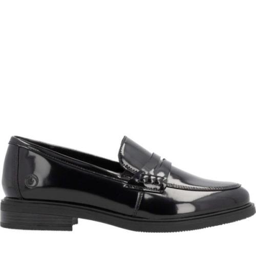 Remonte Elegant Svarta Stängda Loafers Damesskor Black, Dam