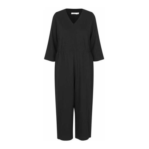 Masai Elegant Jumpsuit Svart Black, Dam