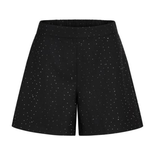 RUE de Femme Svarta elastiska midjeshorts & trosor Black, Dam