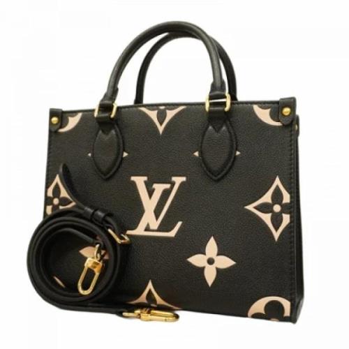 Louis Vuitton Vintage Pre-owned Laeder handvskor Black, Dam