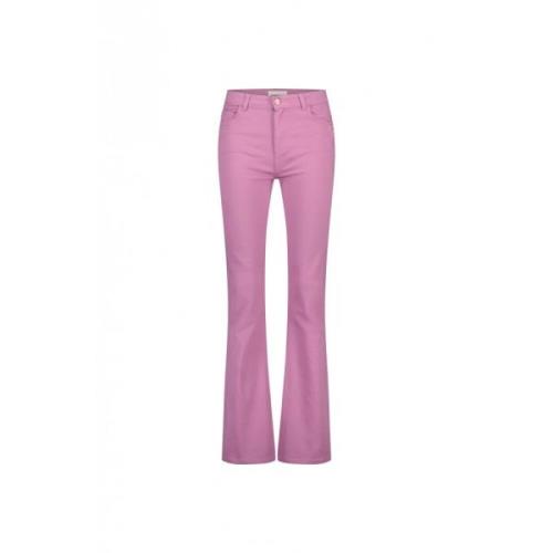 Fabienne Chapot Eva Flare Jeans Pink, Dam