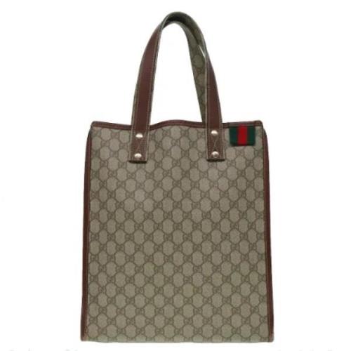 Gucci Vintage Pre-owned Laeder totevskor Beige, Dam