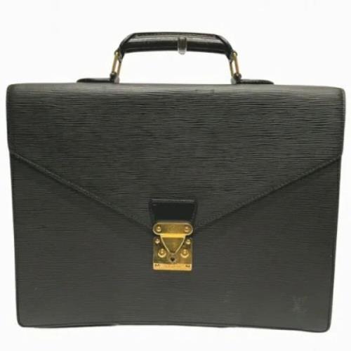 Louis Vuitton Vintage Pre-owned Laeder louis-vuitton-vskor Black, Herr