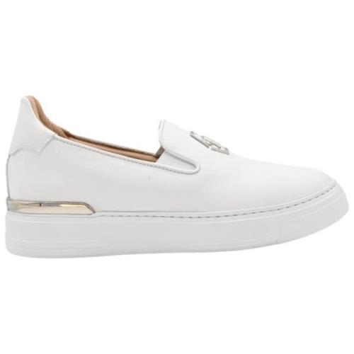 Philipp Plein Vita Diamanti och Skull Sneakers White, Dam