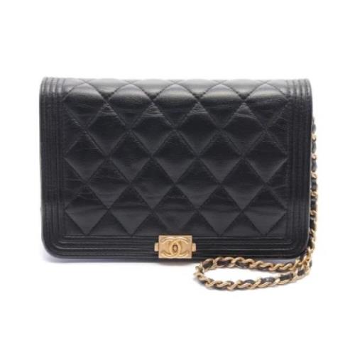 Chanel Vintage Pre-owned Tyg chanel-vskor Black, Dam