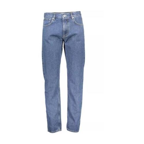 Gant Blue Cotton Jeans Pant Blue, Herr