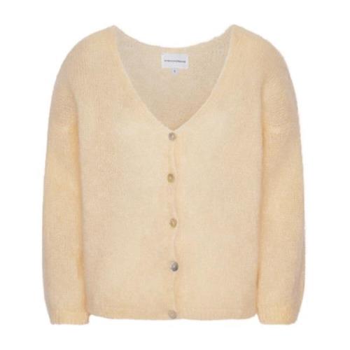 American Dreams Batikinspirerad Cornelia Cardigan Beige, Dam