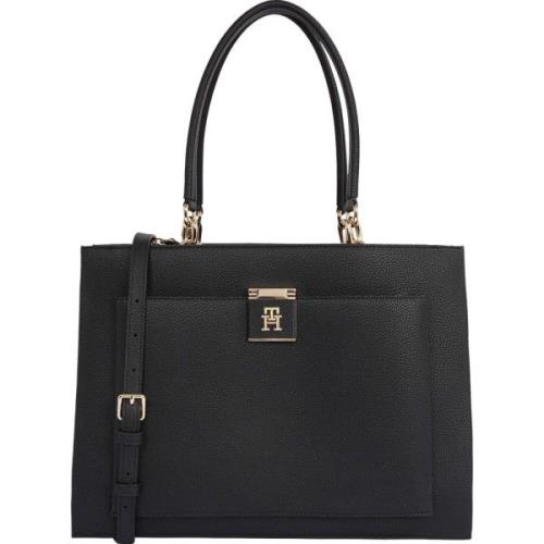 Tommy Hilfiger Heritage Axelväska Black, Dam