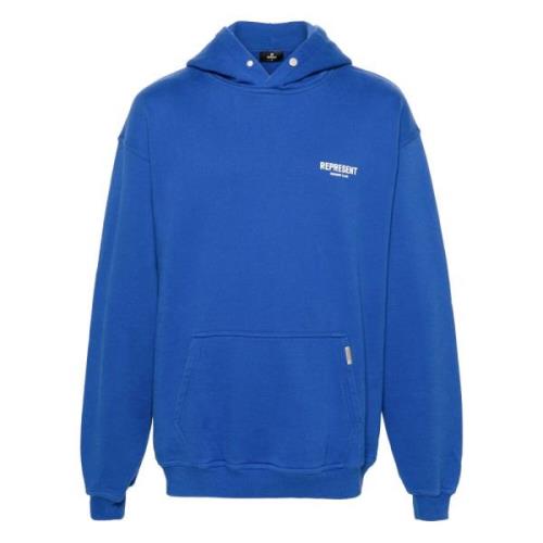 Represent Sweatshirts Hoodies Blue, Herr